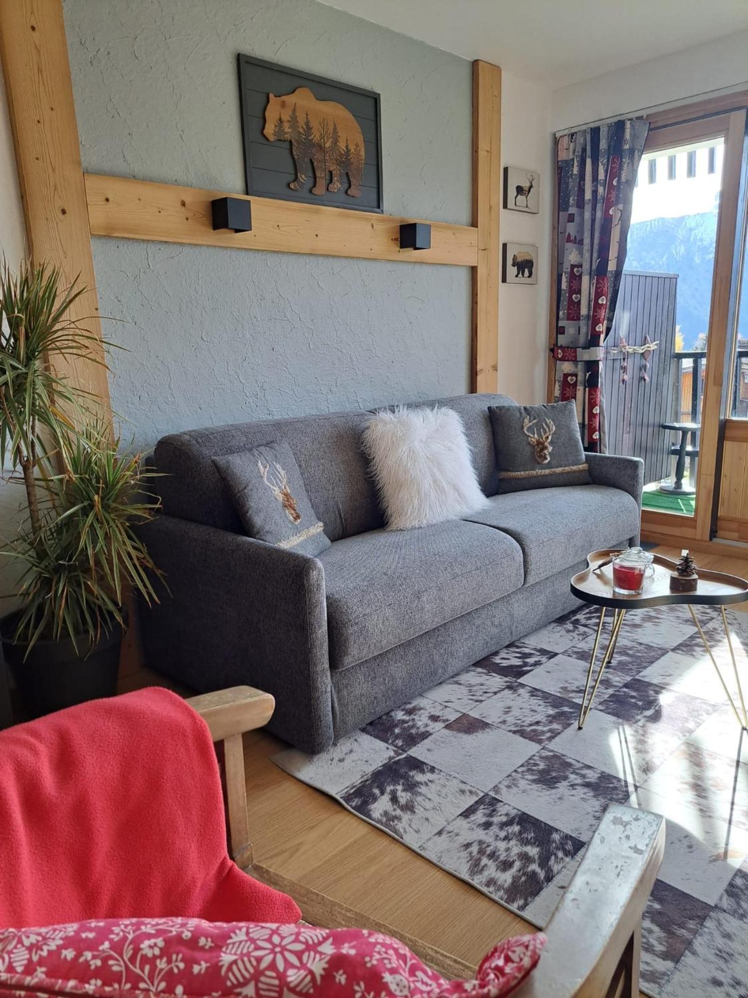Studio 2 Alpes Style Chalet Au Pied De Telesiege Du Diable เลส์เดอซาลป์ ภายนอก รูปภาพ