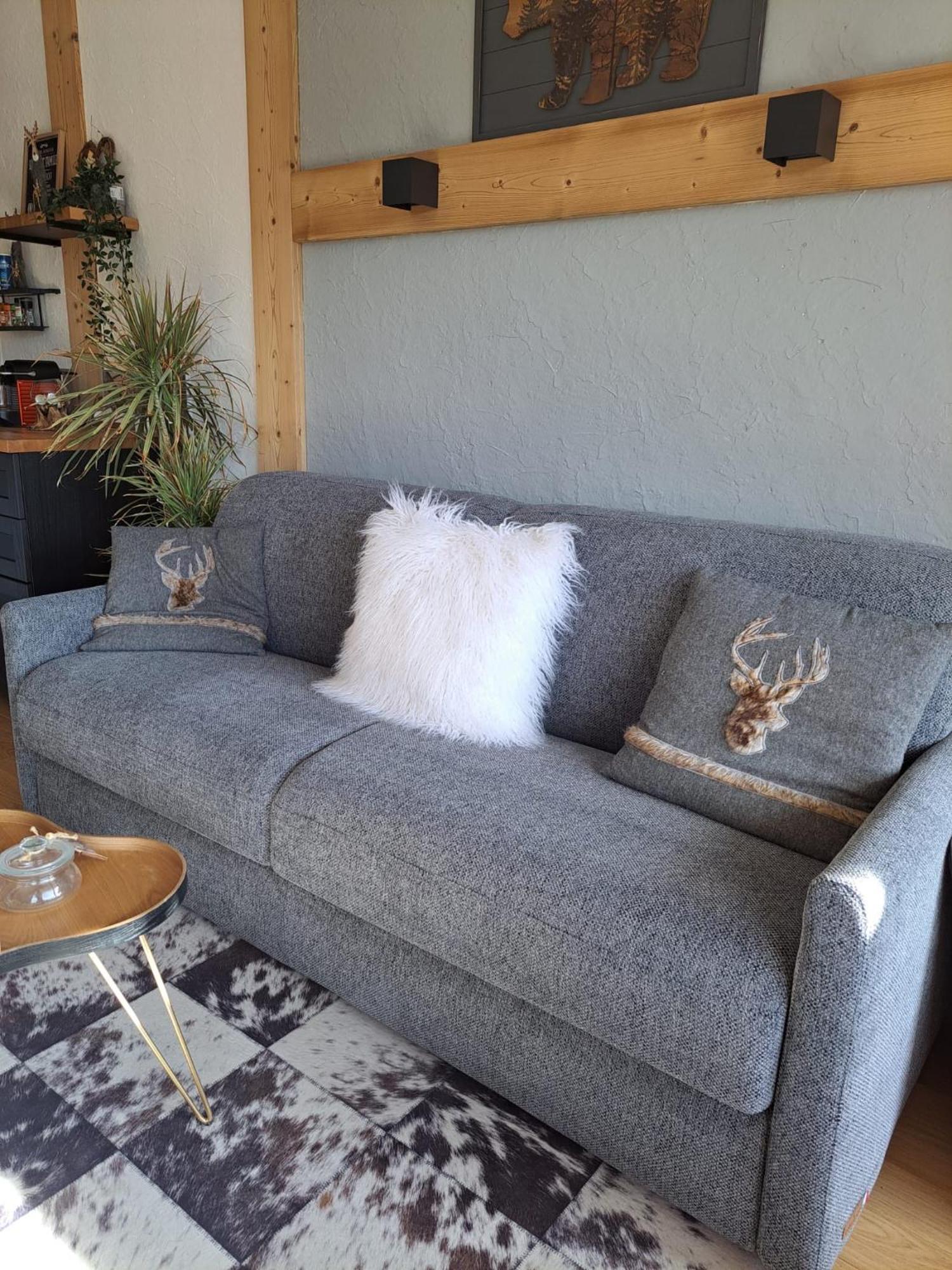 Studio 2 Alpes Style Chalet Au Pied De Telesiege Du Diable เลส์เดอซาลป์ ภายนอก รูปภาพ