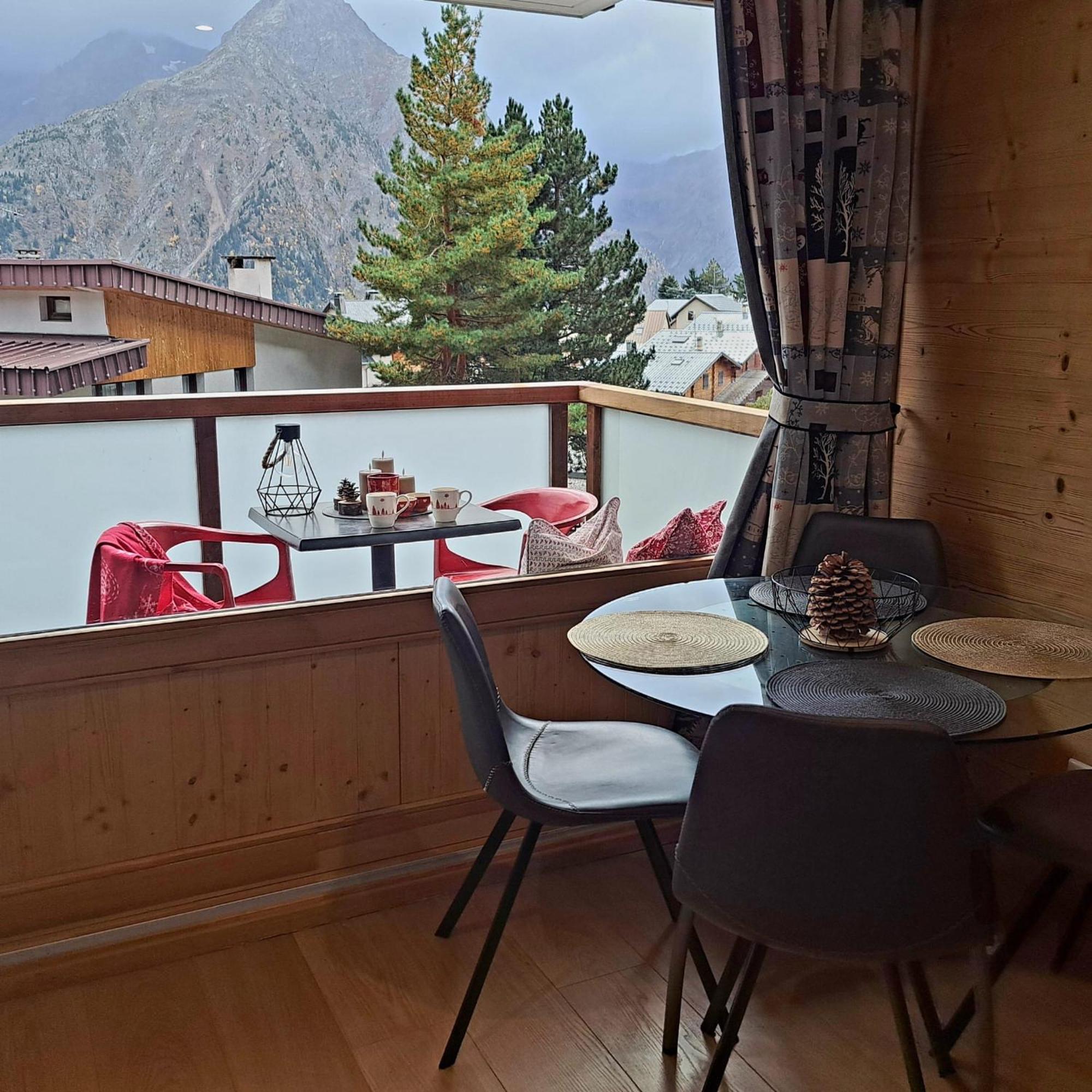 Studio 2 Alpes Style Chalet Au Pied De Telesiege Du Diable เลส์เดอซาลป์ ภายนอก รูปภาพ