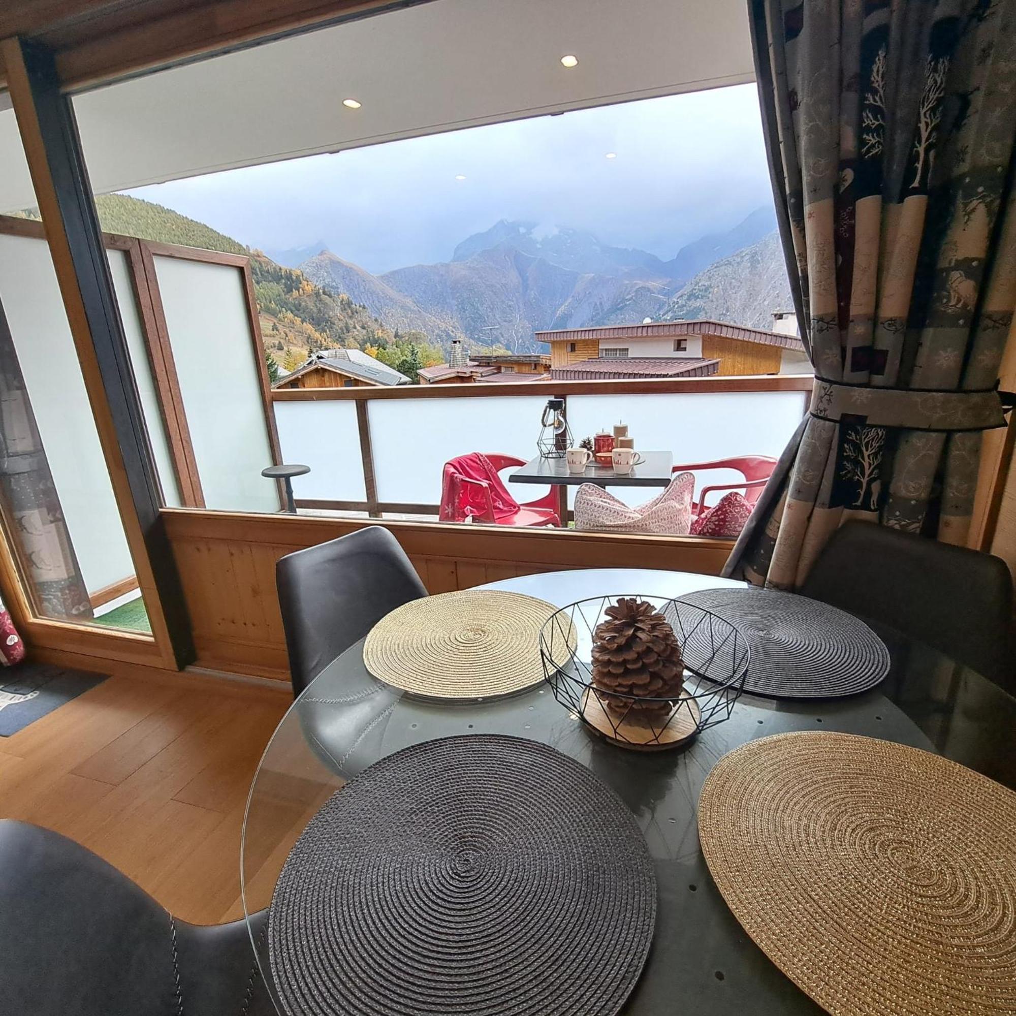 Studio 2 Alpes Style Chalet Au Pied De Telesiege Du Diable เลส์เดอซาลป์ ภายนอก รูปภาพ
